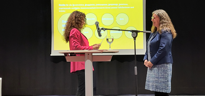 Feierlicher Festakt zur Verabschiedung unserer Schulleiterin Frau Horcher-Müller