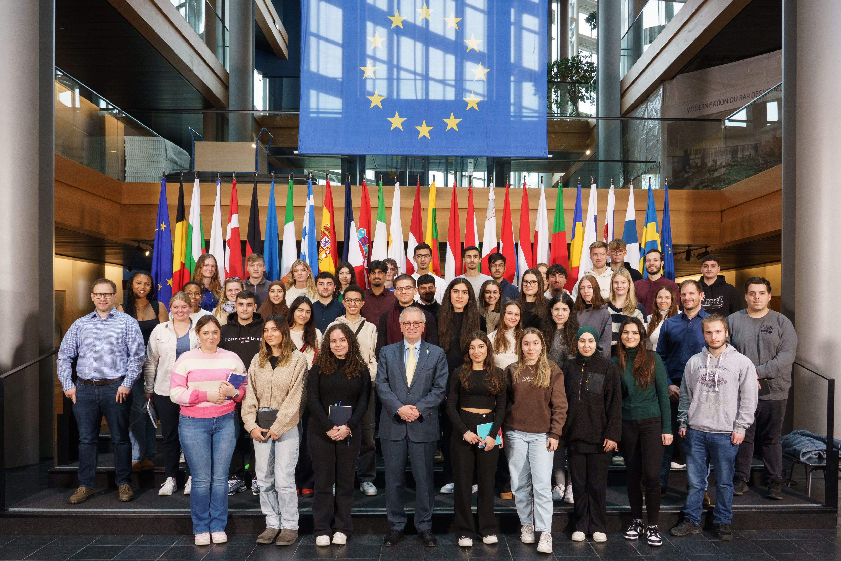 Exkursion zum Europaparlament in Straßburg