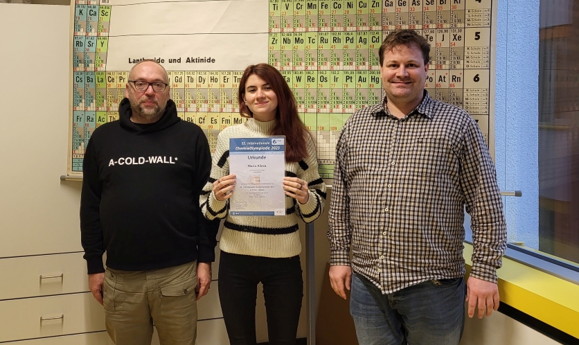 Erfolgreiche Teilnahme an der Chemieolympiade