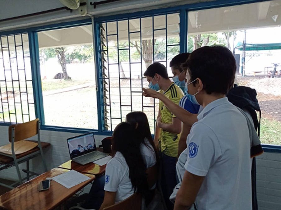 Digitaler Austausch mit Kolumbien