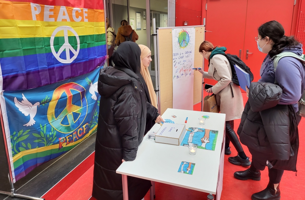 Erinnerung an den Kriegsausbruch in der Ukraine